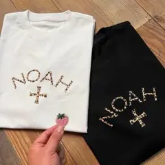 NOAH レオパード柄ロゴ 半袖Tシャツ 2枚セットのサムネイル