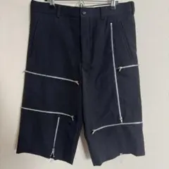 コムデギャルソンオムプリュス 19-20aw ジップショーツ ブラックMのサムネイル