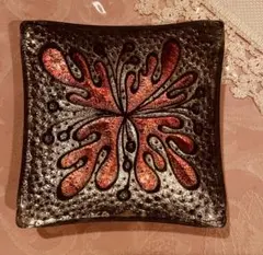 2点のベネチアングラス、小物入れ