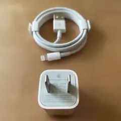 【純正品・セット】1️⃣Lightningケーブル2️⃣電源アダプタ＆