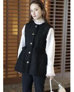 2025年最新】arpege story ツイードペプラムジレの人気アイテム - メルカリ