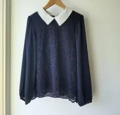 GLACIER レースブラウス トップス Lサイズ