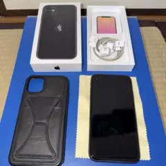 iPhone11 ブラック 128GB バッテリー76% 画面修理済み ケース付 iPhone11 ブラック 128GB バッテリー76% 画面修理済み ケース付 - メルカリ