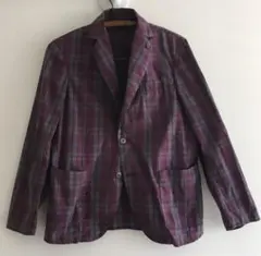 Necessary or Unnecessaryチェック柄テーラードジャケット