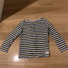 ミキハウス　長袖カットソー　ロンT ボーダー　110cn