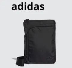 adidas フェスティバル バッグ ショルダー サコッシュ ブラック ロゴ 黒のサムネイル