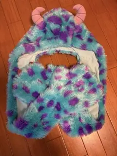 ディズニーランド　モンスターズインク　サリーファンキャップ　手袋つき