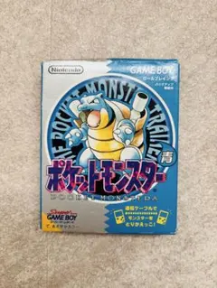 希少初期ロット ポケットモンスター青 ゲームボーイソフト 刻印00 バー