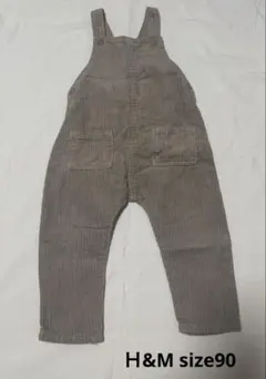 H&M ベビー コーデュロイ オーバーオール サイズ90