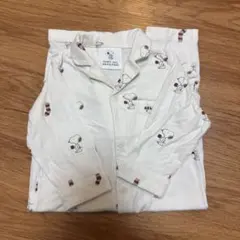 ジェラートピケ スヌーピー柄ロンパース ホワイト70-80