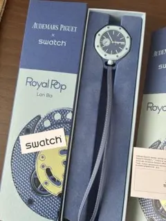 最安値】スウォッチ オーデマピゲ ロイヤルポップ LAN BA 青 水色