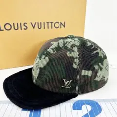 【極美品】LOUIS VUITTON コーデュロイ スエードキャップ 箱袋付正規のサムネイル