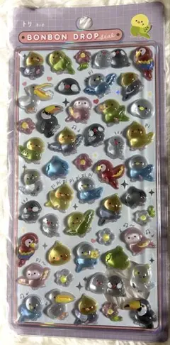 ボンボンドロップシール　鳥