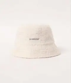 BEAMSGOLF ボアバケットハット ホワイト