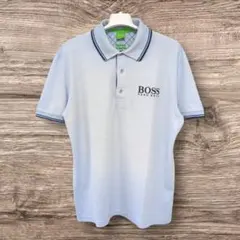 ​【極美品】ヒューゴボスBOSSポロシャツ Paddy Pro M ライトブルーのサムネイル