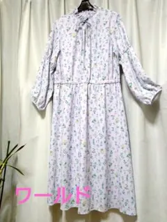 花柄ロングワンピース