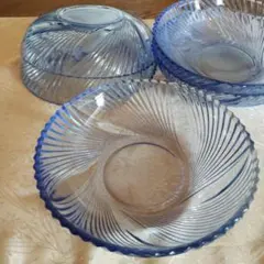 昭和レトロ ガラス皿5枚