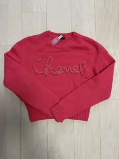 ビジュー付きニット