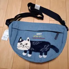 【訳あり】クスグル猫柄のショルダーバッグ