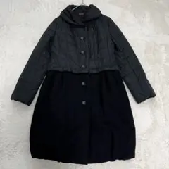 美品♡YUKI TORII ウールコート 黒 バルーンコート