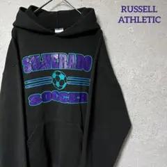 90's RUSSELL ATHLETIC ラッセル パーカー サッカー M