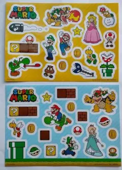 ニンテンドー　スーパーマリオ　ステッカー　シール