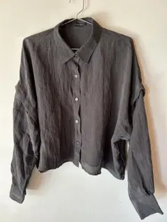 JEANASIS ダークグレー 長袖シャツ