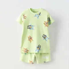 ZARA ベビー 新品 ブルーイ セットアップ 104 Tシャツショートパンツのサムネイル