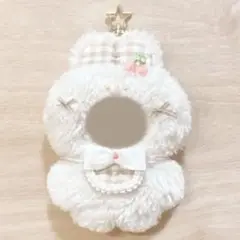 ちびぐるみ にじぱぺっと ぬい服 10cm 白 兎 ベージュ スタイ 着ぐるみ