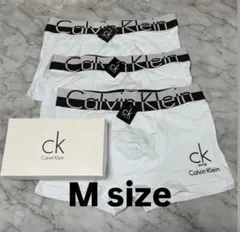 CALVIN KLEIN カルバンクライン★ボクサーパンツ 白Mサイズ3枚セット