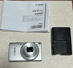 【匿名発送】Canon IXY210 シルバー カメラ本体+充電器＋説明書 CANON IXY210 シルバー 説明書 充電器付属 - メルカリ