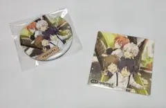 ツキウタ。　月野亭　コースター　缶バッジ　始　陽　郁　隼