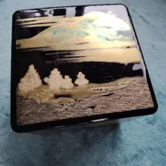 漆器調 硯箱 文箱 レターボックス お道具箱 書類箱 | Mercari