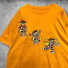 CCOT キャラTシャツ マクドナルド ハンバーグラー 企業 広告ビンテージ 