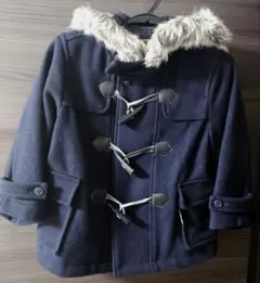 COMME CA ISM ダッフルコート 100A ブラック