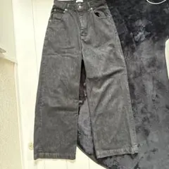 Regen Glanz ワイドバギーデニムパンツ