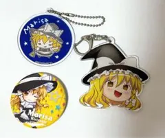 東方project ブックオフ 霧雨魔理沙 缶バッジ - メルカリ