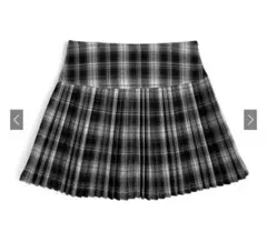 GRL インパン裏地付きチェック柄プリーツミニスカート ［ks173］