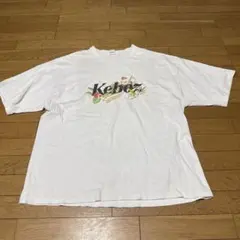 Keboz Tシャツ ホワイト 半袖　古着状態考慮