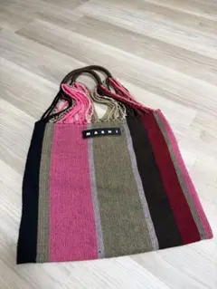 マルニ MARNI ラフィア カゴバッグ トートバッグ ハンドバッグ 
