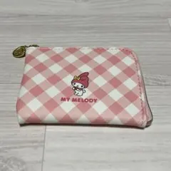 【未使用】マイメロディ キーチェーン付き マルチミニウォレット