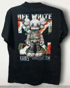 OFF WHITE KAWS ブラック Tシャツ