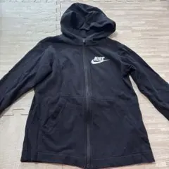 Nike ブラック フード付きパーカー