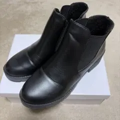 サイドゴアブーツ 裏起毛 ショートブーツ　24.0cm