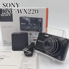 SONY Cyber-shot DSC-WX220 ブラック 訳あり 動作確認済のサムネイル