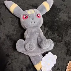 タグ付き 新品 ポケモン ブラッキー ふわふわ抱きぬいぐるみ