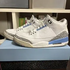 新品未使用NIKE Air Jordan3Retro\"UNC\"27.5 NIKE - さらに値下げ！AIR JORDAN 3 RETRO “UNC” の通販 by