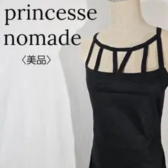 【美品】princesse nomade　キャミソールワンピース 花柄刺繍