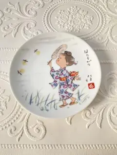 Noritake  ノリタケ　西原比呂志さんの絵皿　飾皿　4枚　木製　壁掛け ノリタケ NORITAKE 日本陶器会社 西原比呂志デザイン 絵皿 飾り