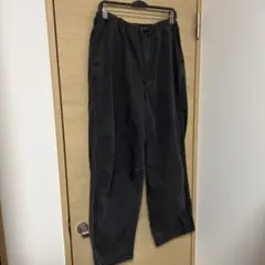 ユニクロC ワイドパラシュートパンツ　デニム　グレー　サイズL